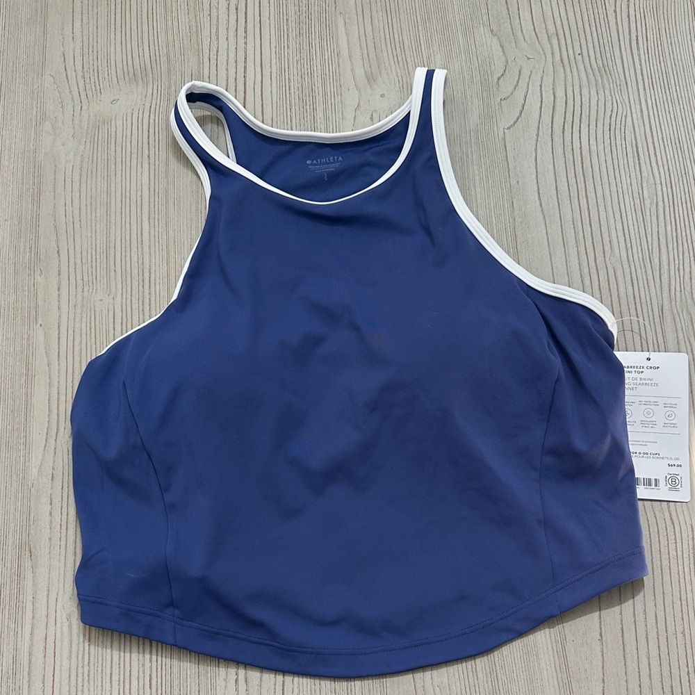 Purple Athleta Tankini Top